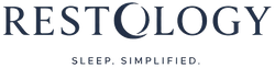 RESTOLOGY logo with tagline 'Sleep. Simplified.'