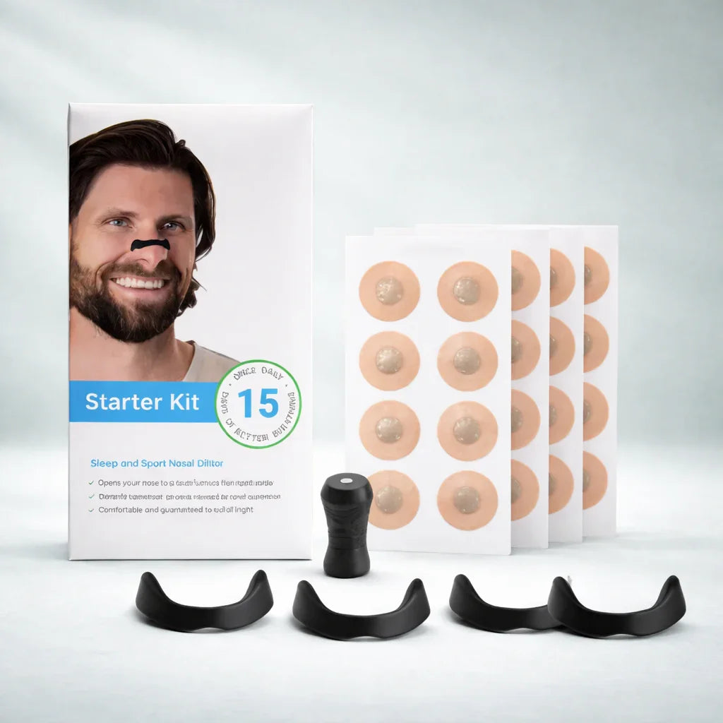 Restology BreatheEase internal nasal airway dilator made of medical-grade silicone for increased oxygen intake and snoring relief.